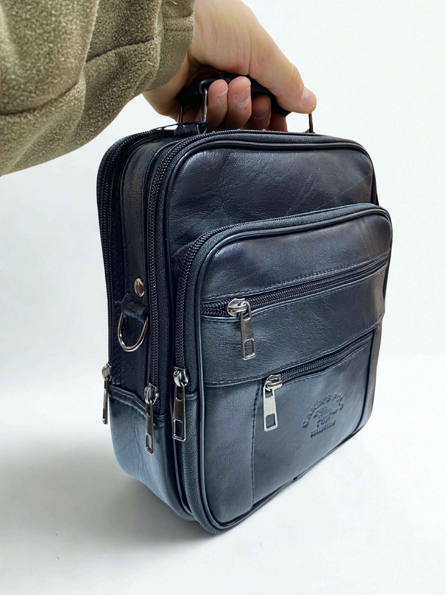 Portföy Çanta|Büyük Boy|Dik Model|Kasalı|Çok Bölmeli|Siyah