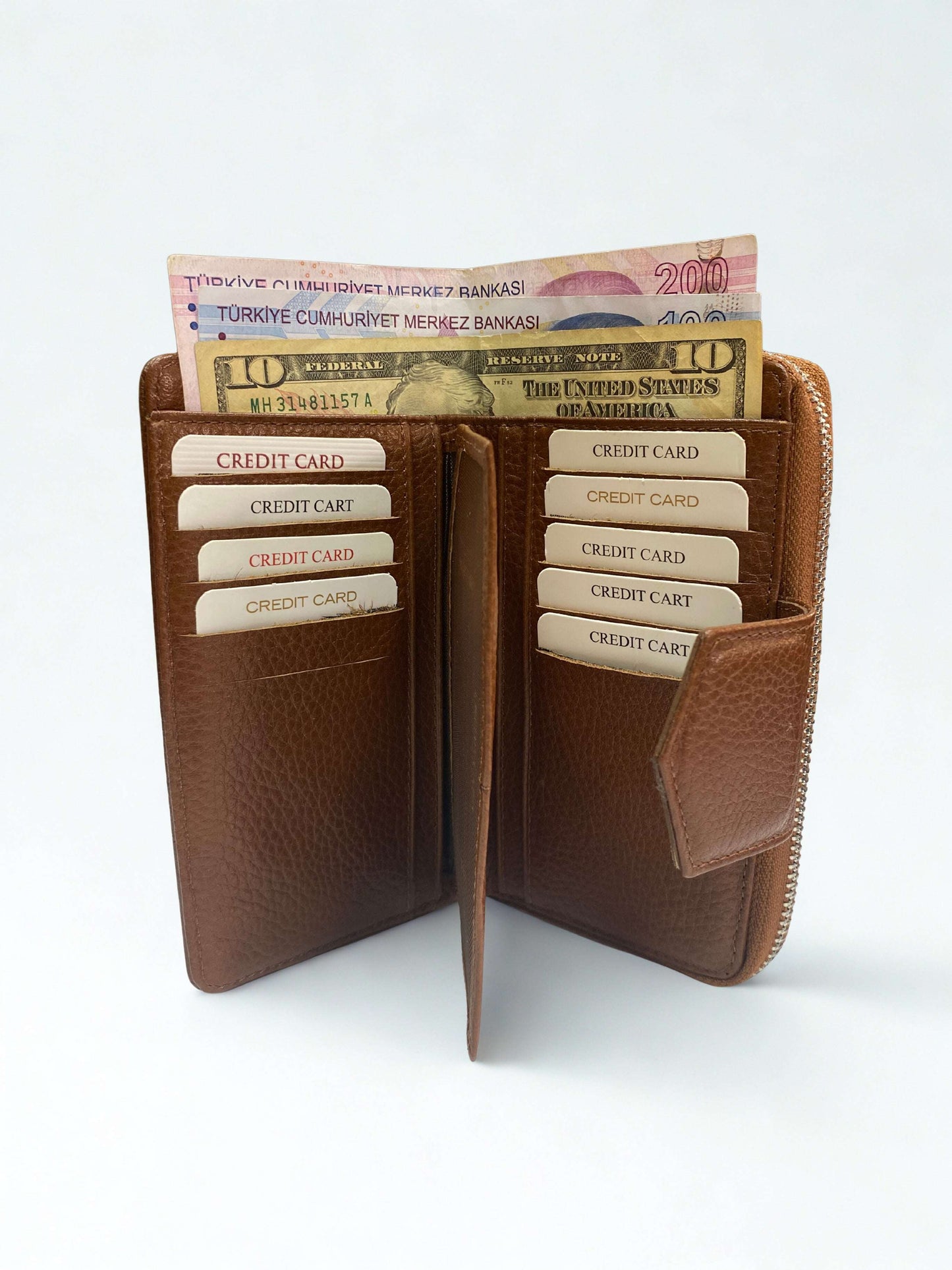 Kadın Cüzdanı|Kuzu Derisi|Çok Amaçlı|4 Renk