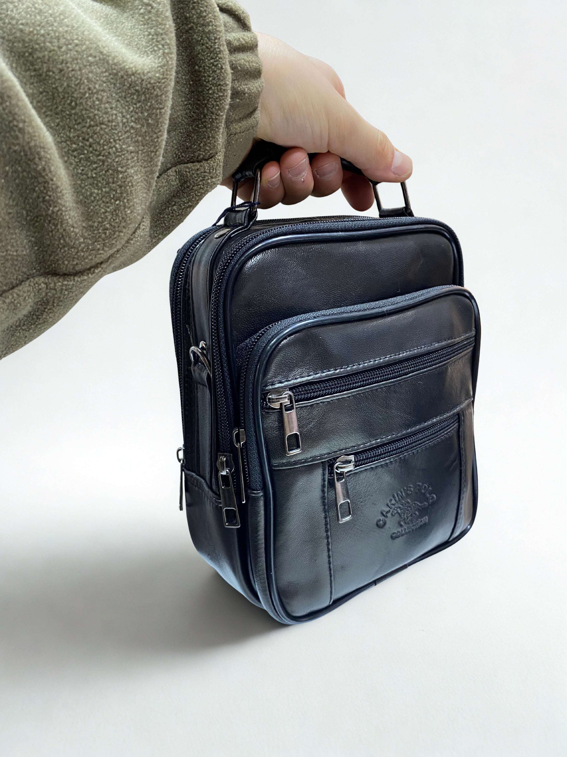 Portföy Çanta|Orta Boy|Dik Model|Kasalı|Çok Bölmeli|Parlak Siyah|Omuzdan Asmalı