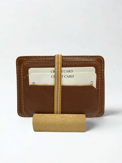 Deri Kartlık|8 Kart+1 Kimlik Kapasiteli|Lastikli