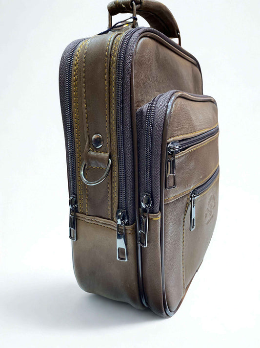 Portföy Çanta|Büyük Boy|Dik Model|Kasalı|Çok Bölmeli|Açık Kahve