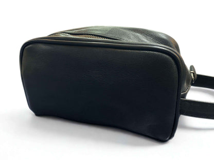 Deri El Çantası| Çift Fermuar|Kuzu Derisi|Gizli Bölme