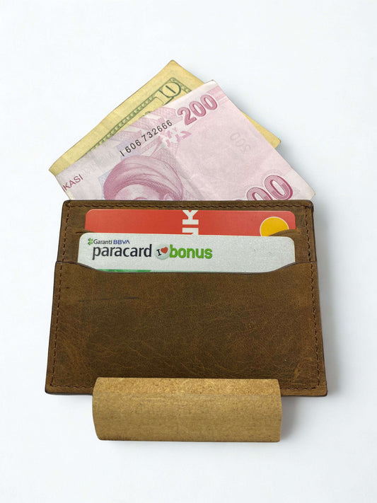 Deri Kartlık|4 Kart Kapasiteli