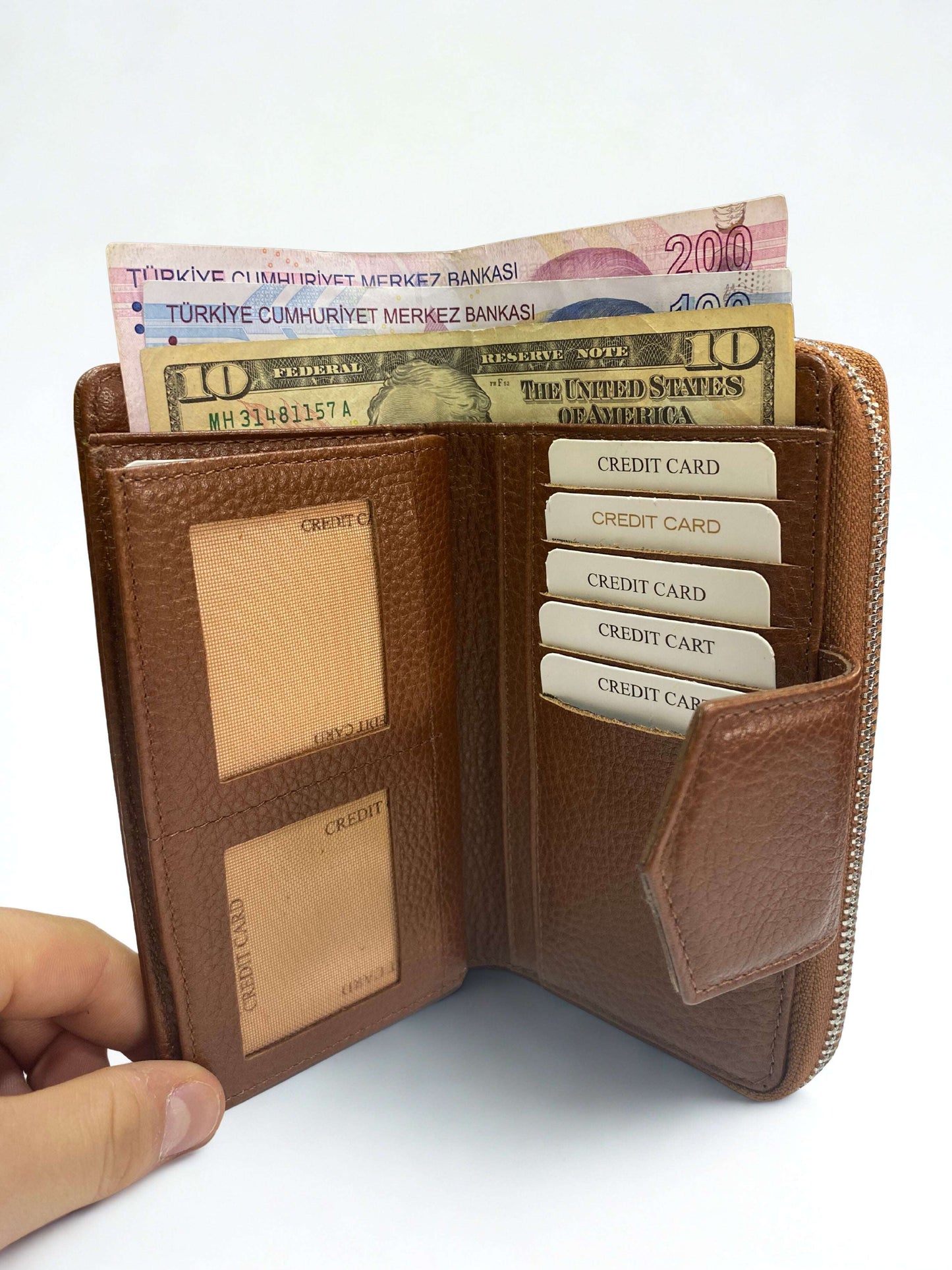 Kadın Cüzdanı|Kuzu Derisi|Çok Amaçlı|4 Renk