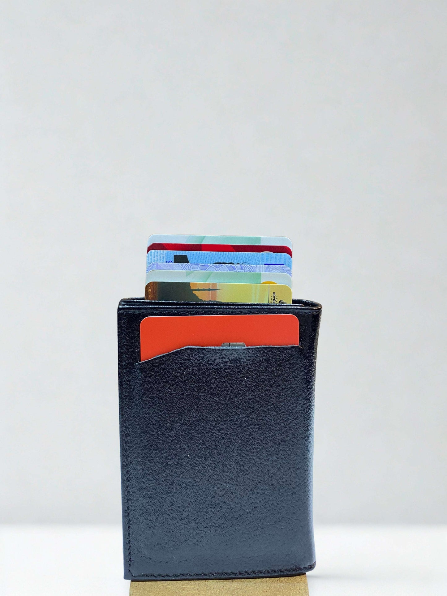 Deri Mekanizmalı Kartlık|Kuzu Derisi|RFID Koruma