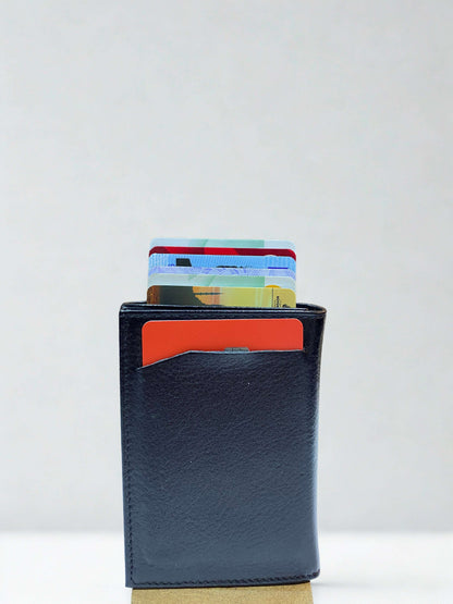 Deri Mekanizmalı Kartlık|Kuzu Derisi|RFID Koruma