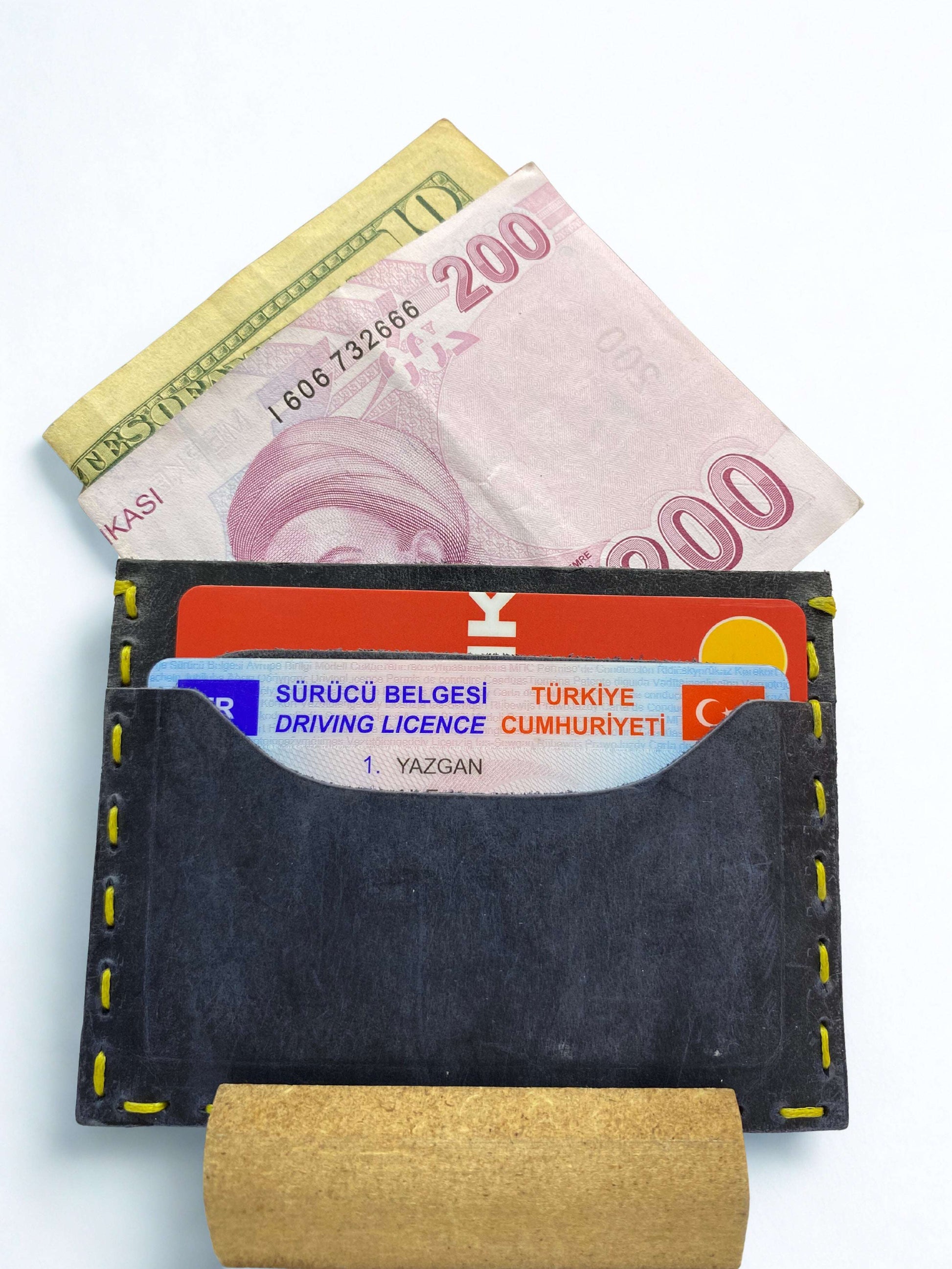 Deri Kartlık|4 Kart Kapasiteli