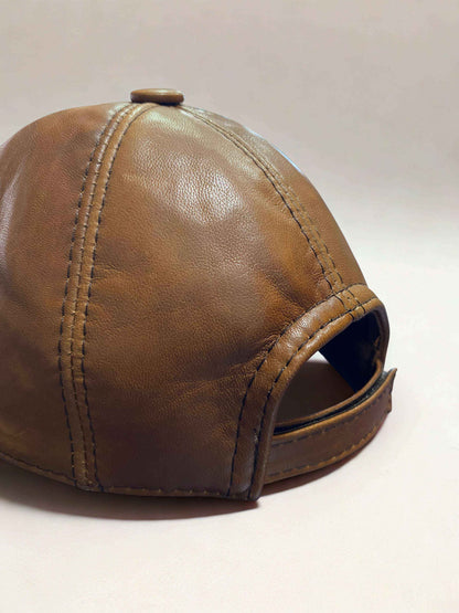 Hakiki Deri Şapka| Yünlü İç | Ayarlanabilir| Kuzu Derisi|6 Renk