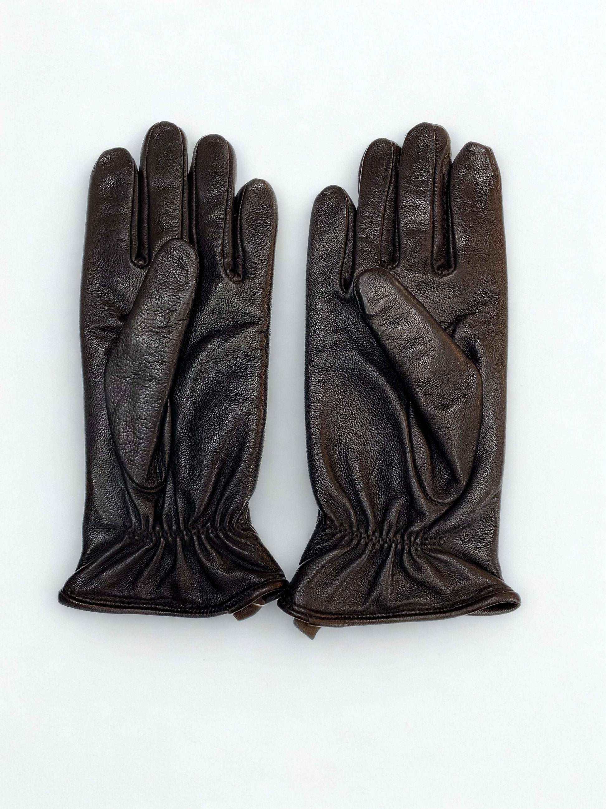 Deri Eldiven|Yünlü İç Astar|Kadın|Kuzu Derisi