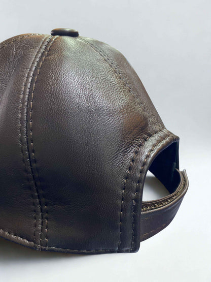 Hakiki Deri Şapka| Yünlü İç | Ayarlanabilir| Kuzu Derisi|6 Renk