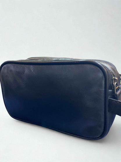 Deri El Çantası|Üçlü Fermuar|Kuzu Derisi