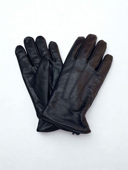 Deri Eldiven|Yünlü İç Astar|Erkek|Kuzu Derisi