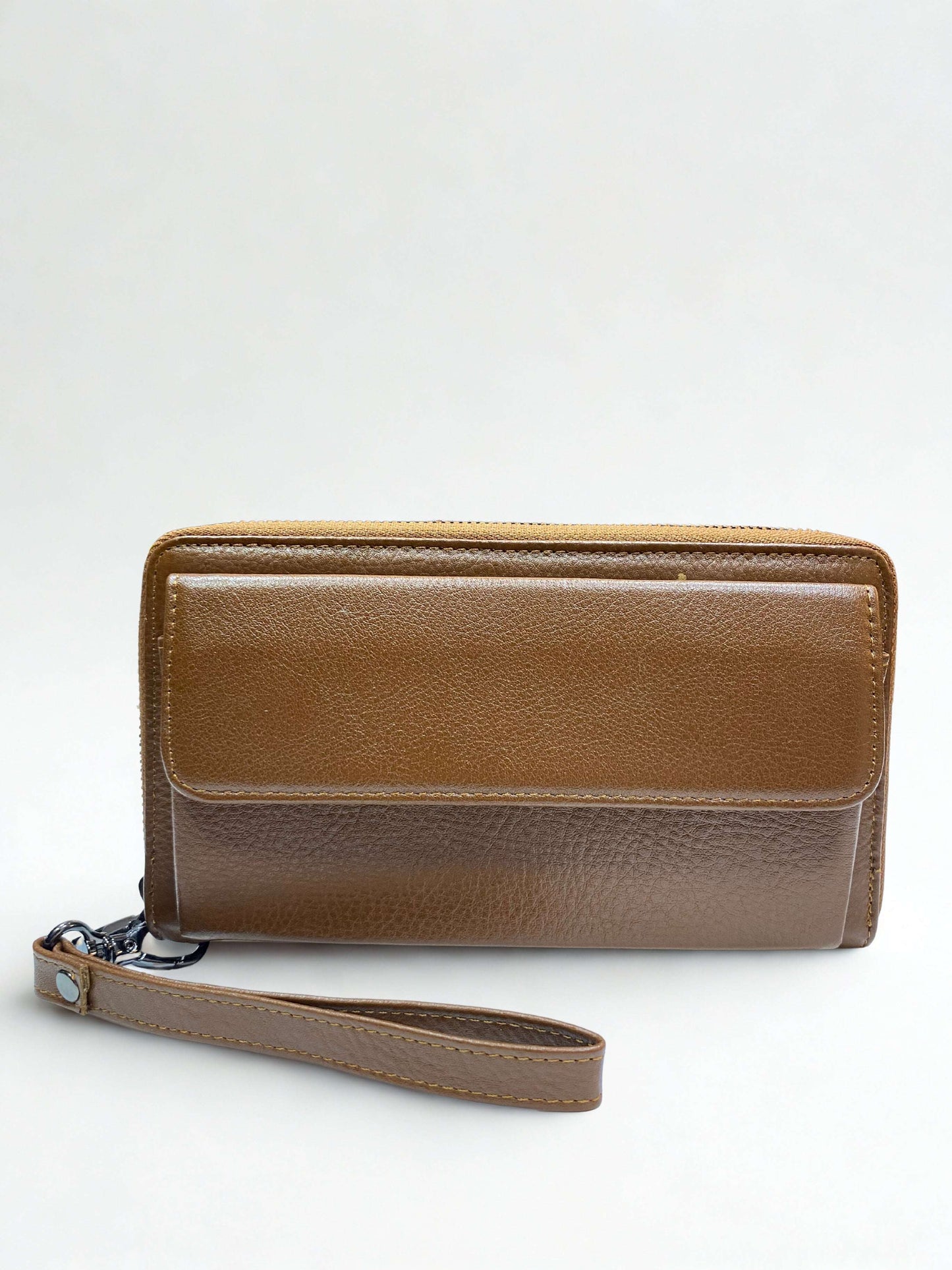 Deri El Çantası|Telefon Bölmesi|Ekstra Tutmaçlar|Çok Kartlık ve Nakit