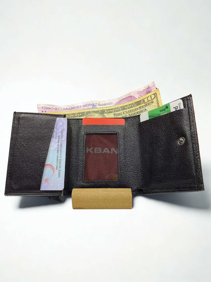 Deri Mekanizmalı Kartlık|Kuzu Derisi|RFID Koruma