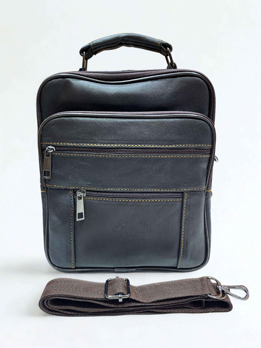 Portföy Çanta|Büyük Boy|Dik Model|Kasalı|Çok Bölmeli|Acı Kahve