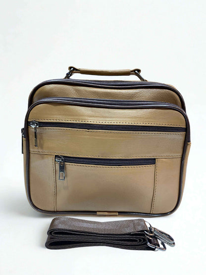 Portföy Çanta|Büyük Boy|Yan Model|Kasalı|Çok Bölmeli|Taba