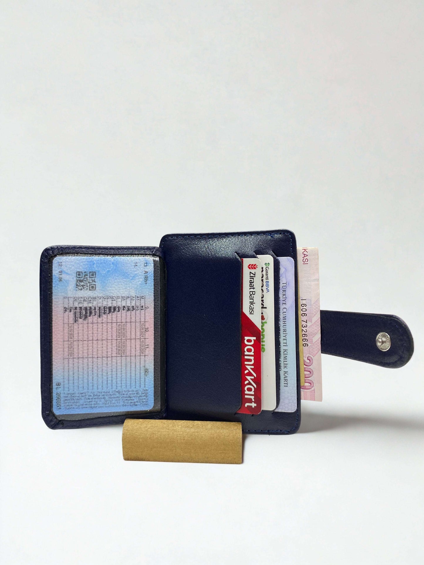 Deri Kartlık|8 Kart+1 Kimlik Kapasiteli