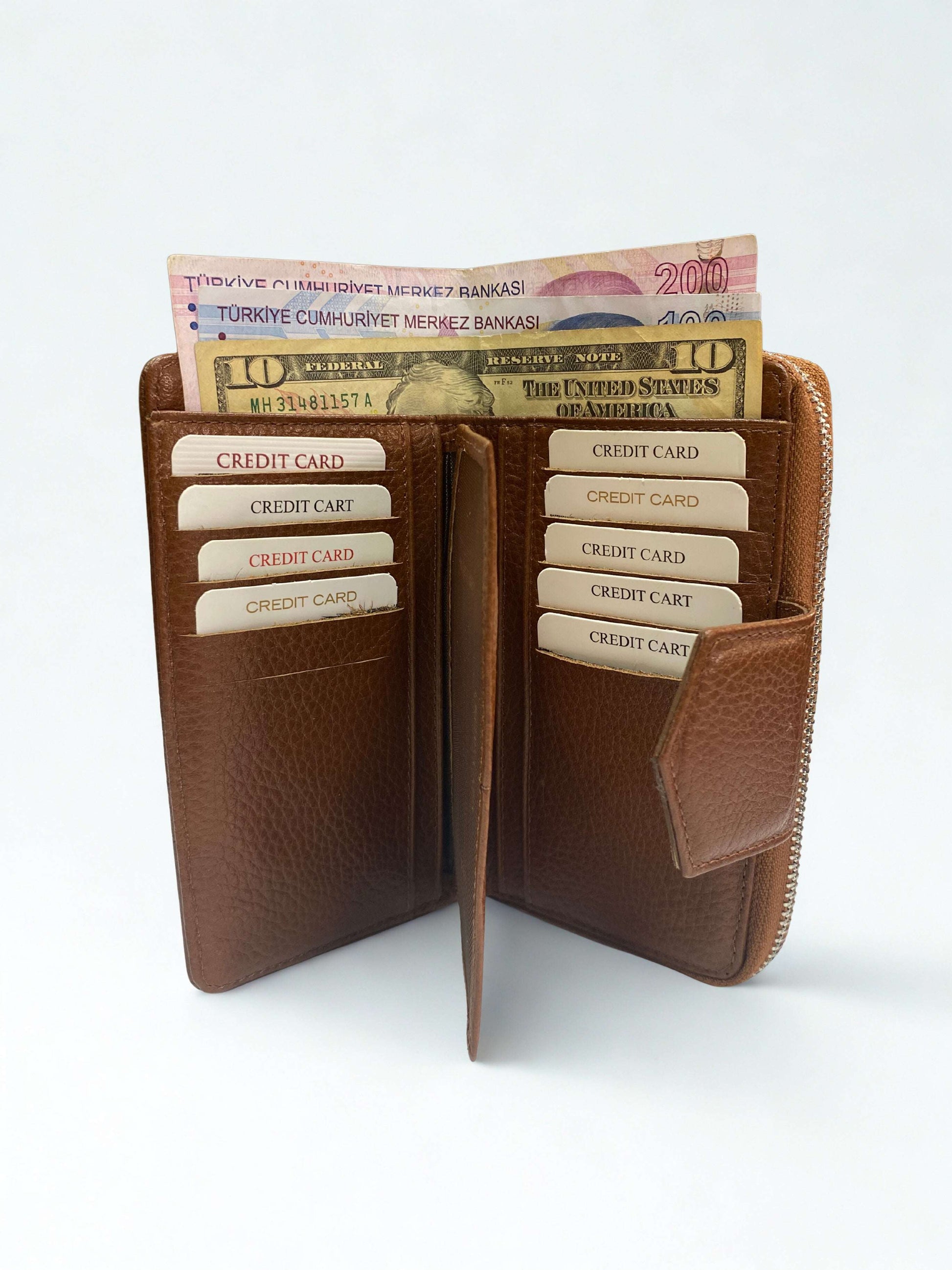 Kadın Cüzdanı|Kuzu Derisi|Çok Amaçlı|4 Renk