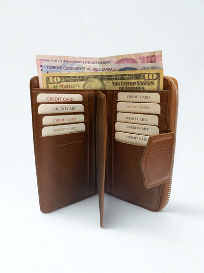 Kadın Cüzdanı|Kuzu Derisi|Çok Amaçlı|4 Renk